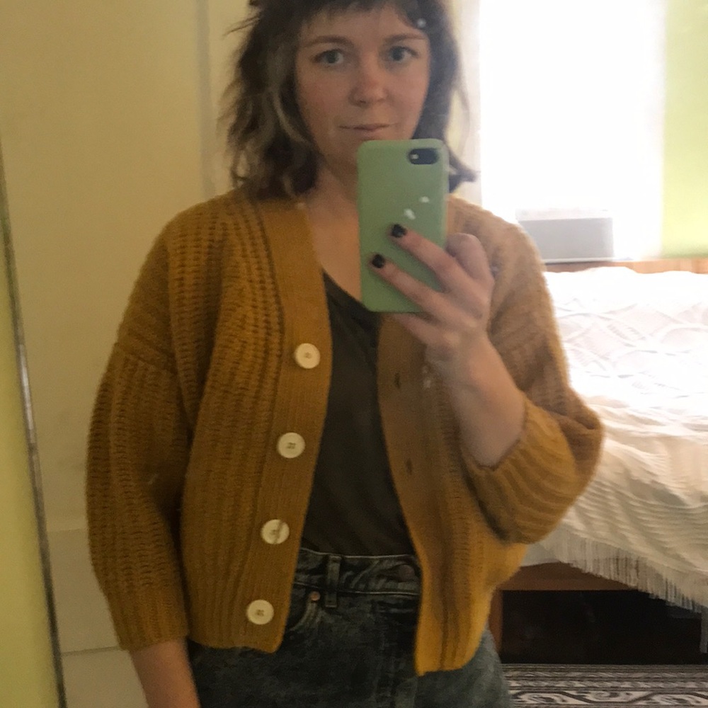Babaa Sweater Mini in Golden Mustard Yellow